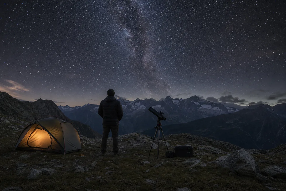 Astrourlaub in den Bergen: Höhe, Wetter und der richtige Monat