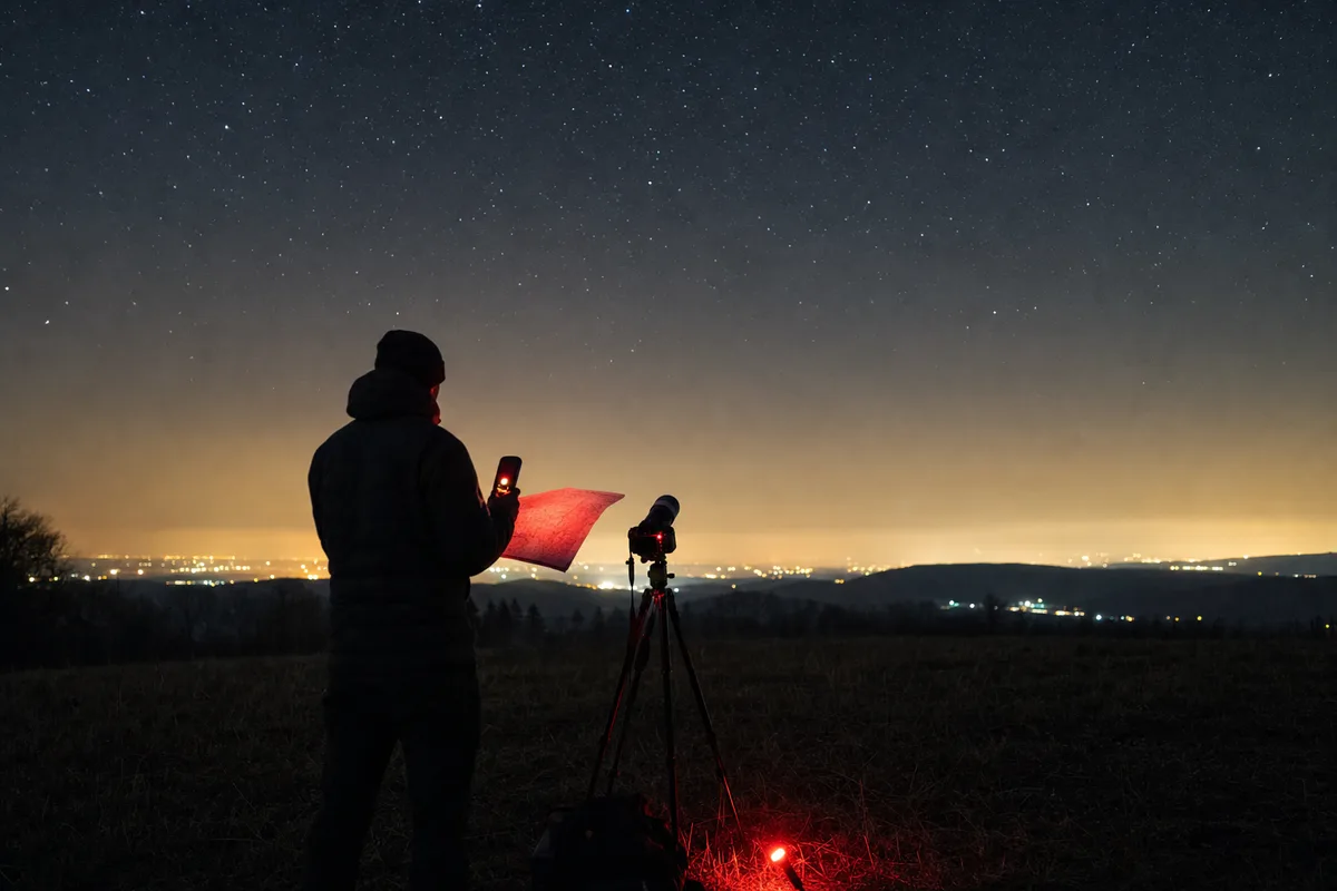 Lichtverschmutzung messen: die Bortle-Skala im Gelände nutzen